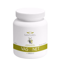 VAScuNET + Omega 3 pot van Santurel, 300 capsules met omega-3 voor hart- en vaatgezondheid