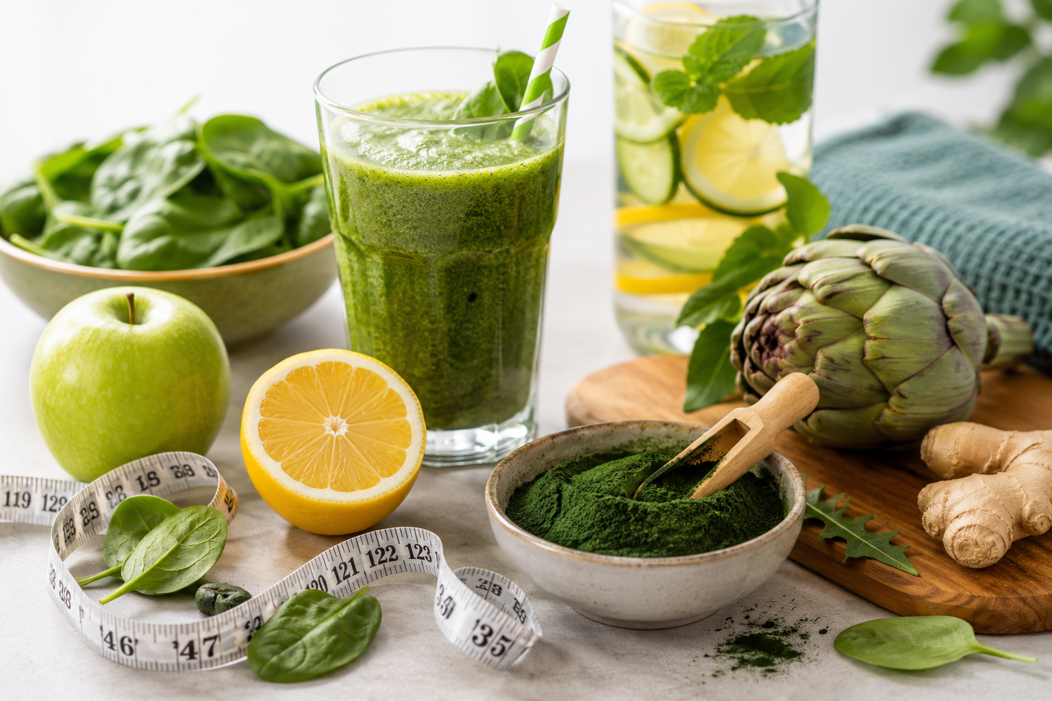 Gewichtscontrole met BIO Spirulina en Complete Detox Formula van Santurel