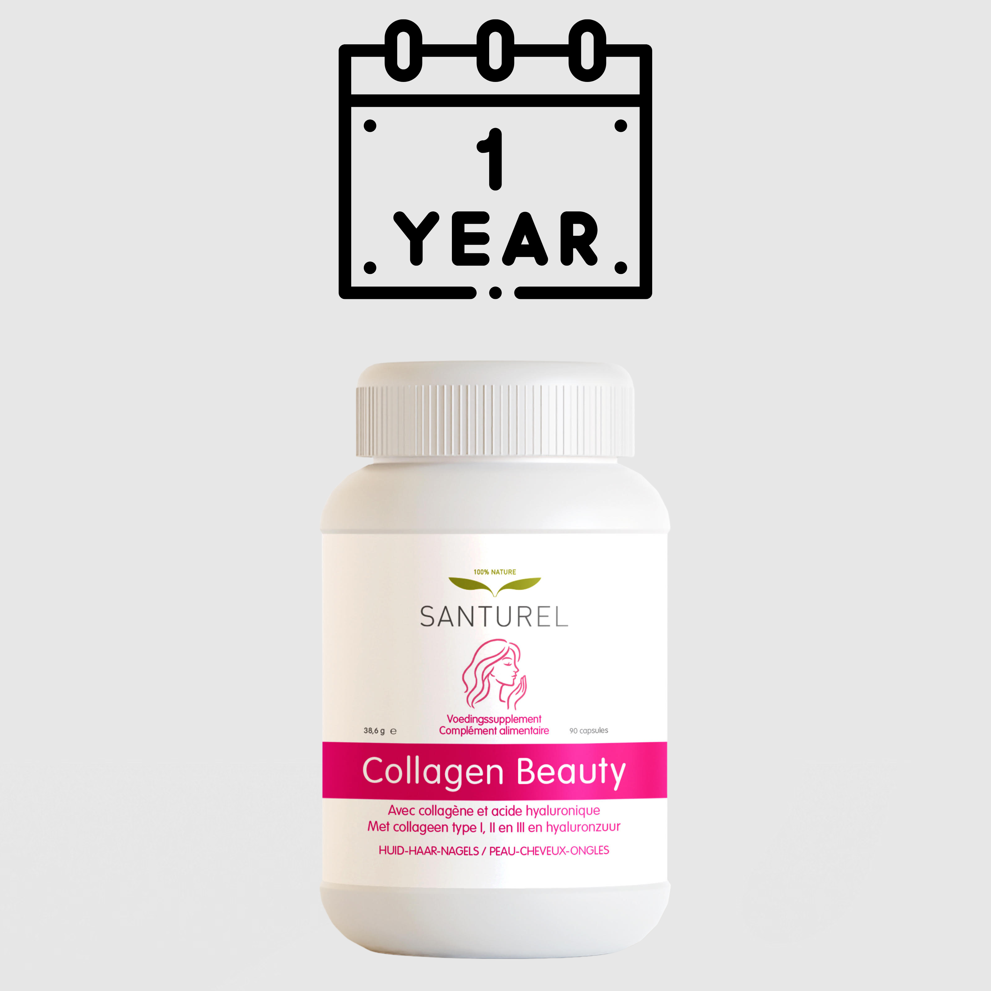 Jaarabonnement Collagen Beauty – automatische maandelijkse levering