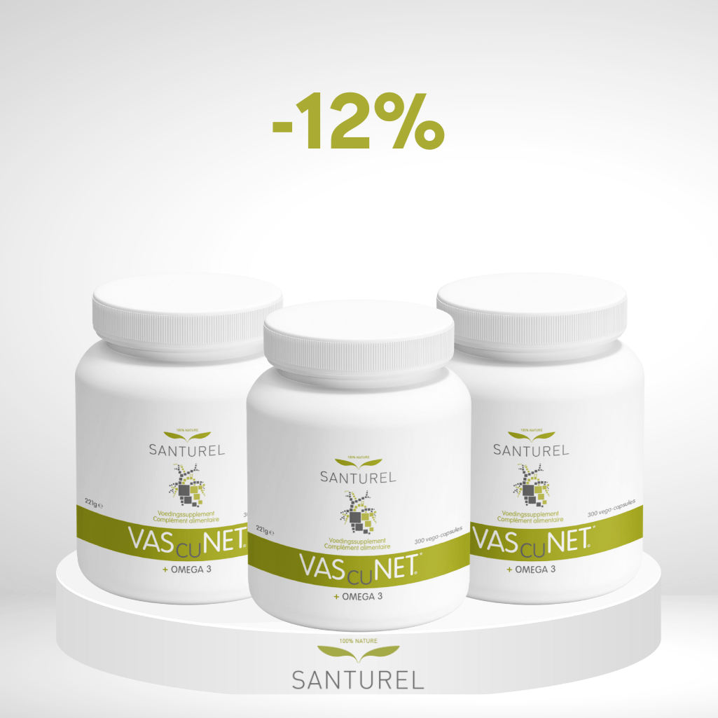 3 x VAScuNET + Omega 3 - Santurel