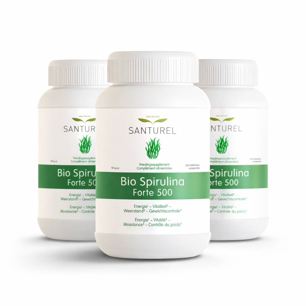 3 X Bio Spirulina Forte 500 1