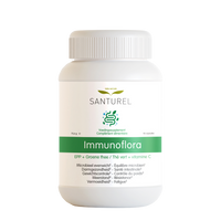 Immunoflora pot van Santurel, 90 capsules met vitamine C en pompelmoespitten voor immuun- en darmondersteuning