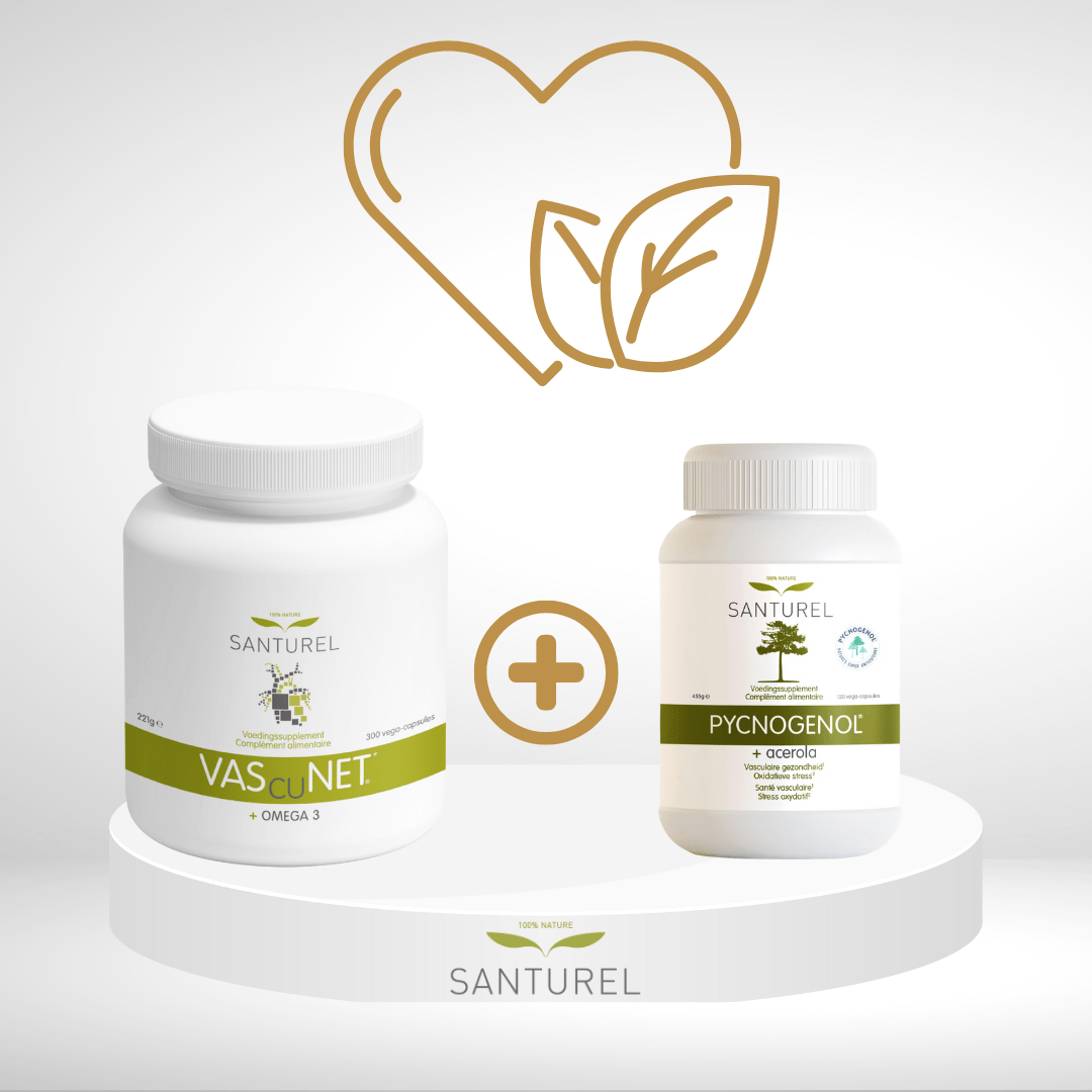 ❤️ “Hart & Circulatie” Bundel – Voor bloeddruk, cholesterol & bloedsuiker - Santurel